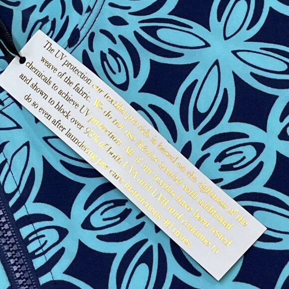 AmberNoon II by Dr Erum Ilyas UPF30 Cover Up Dress S Jersey Knit Side Cinch - Picture 6 of 9